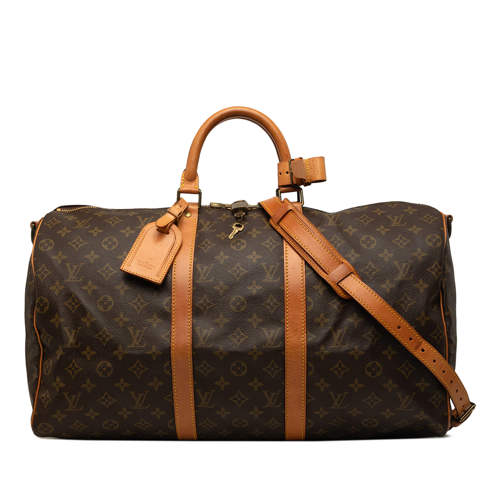 Pre-Loved Louis Vuitton Monogram Keepall Bandouliere 50